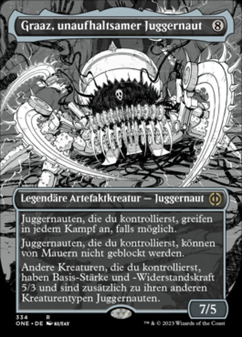 Graaz, unaufhaltsamer Juggernaut (V.1) XONE-334 Rare Near Mint Deutsch