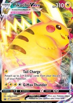 Pikachu VMAX SWSH-286 Promo Near Mint Deutsch
