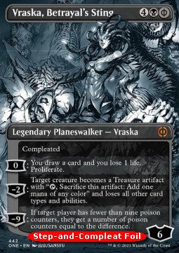 Vraska, Betrayal's Sting XONE-442 Mythic Near Mint Englisch Foil