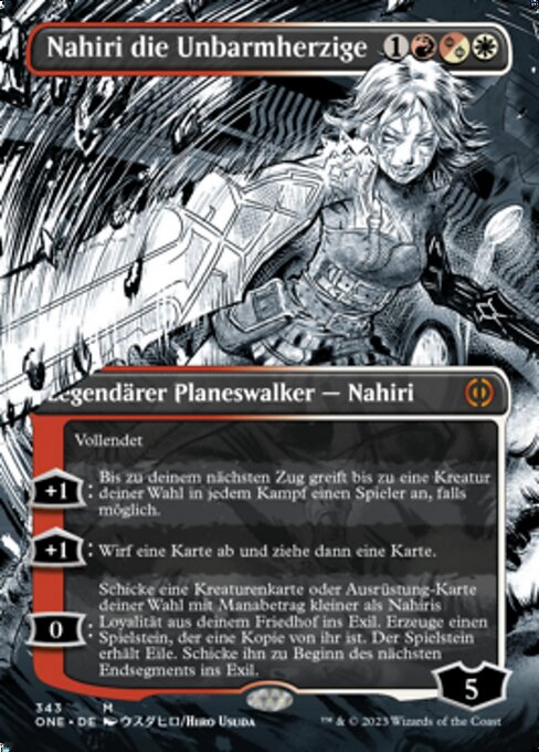 Nahiri die Unbarmherzige (V.2) XONE-343 Mythic Near Mint Deutsch