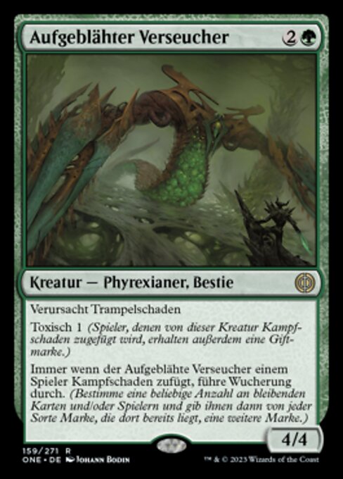 Aufgeblähter Verseucher ONE-159 Rare Near Mint Deutsch Foil