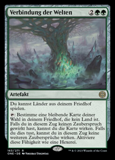 Verbindung der Welten ONE-163 Rare Near Mint Deutsch Foil