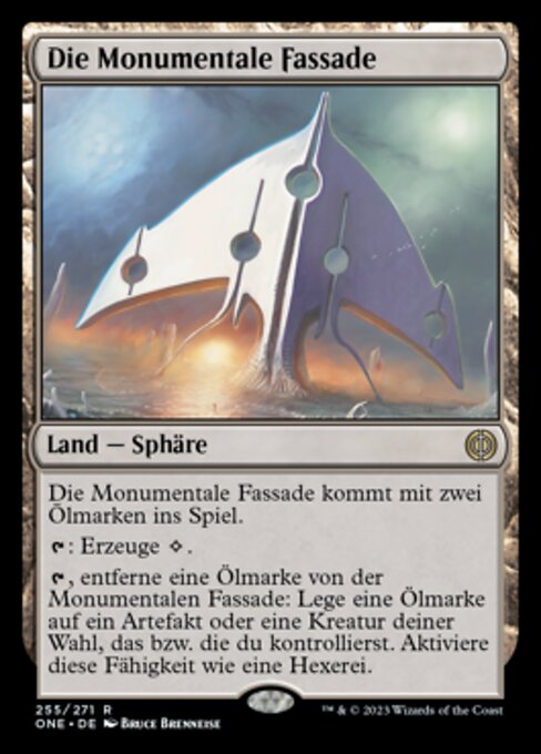 Die Monumentale Fassade ONE-255 Rare Excellent Deutsch Foil
