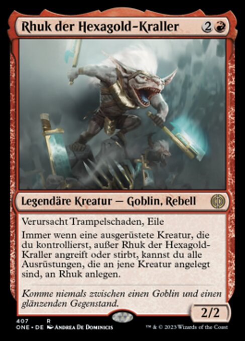 Rhuk, Hexgold Nabber (V.1) XONE-407 Rare Near Mint Deutsch