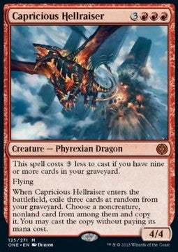 Capricious Hellraiser ONE-125 Mythic Near Mint Englisch Foil