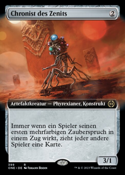 Chronist des Zenits XONE-399 Rare Near Mint Deutsch Foil