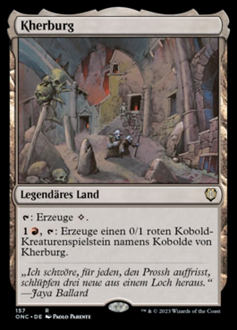 Kherburg ONC-157 Rare Near Mint Deutsch
