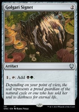 Golgari-Petschaft ONC-131 Uncommon Near Mint Deutsch