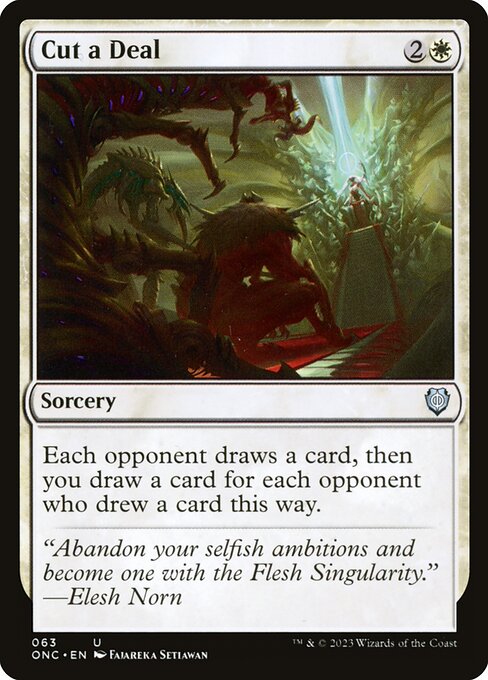 Cut a Deal ONC-63 Uncommon Excellent Englisch