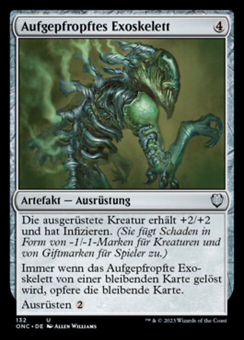 Aufgepfropftes Exoskelett ONC-132 Uncommon Near Mint Deutsch
