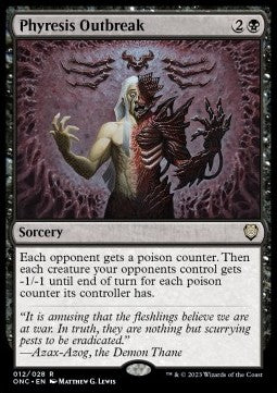 Phyresis Outbreak ONC-12 Rare Near Mint Deutsch
