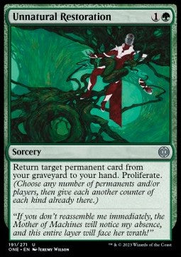 Unnatural Restoration ONE-191 Uncommon Good Englisch