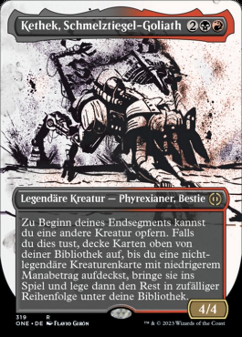 Kethek, Schmelztiegel-Goliath (V.1) XONE-319 Rare Near Mint Deutsch Foil