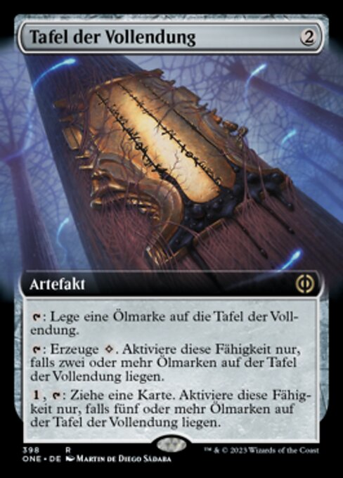 Tafel der Vollendung XONE-398 Rare Near Mint Deutsch