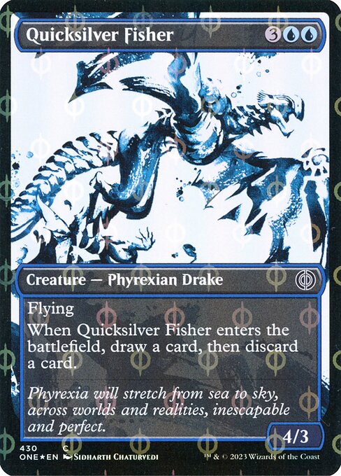 Quicksilver Fisher XONE-430 Common Near Mint Englisch Foil