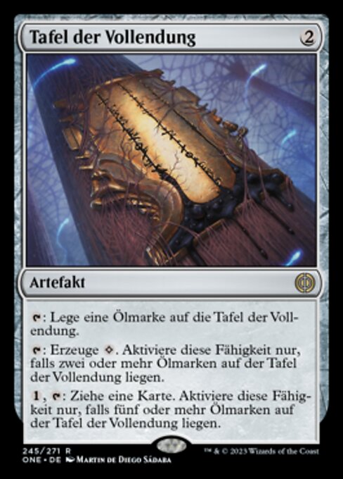 Tafel der Vollendung ONE-245 Rare Near Mint Deutsch