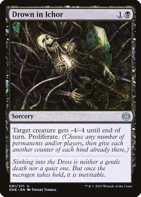 Ertrinken in Wundsekret ONE-91 Uncommon Near Mint Englisch Foil