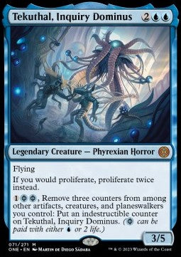 Tekuthal, Dominus des Verhörs ONE-71 Mythic Excellent Deutsch
