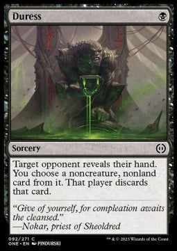 Zwang ONE-92 Common Near Mint Deutsch Foil