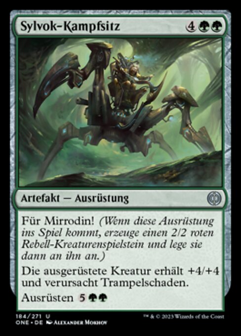 Sylvok-Kampfsitz ONE-184 Uncommon Near Mint Deutsch