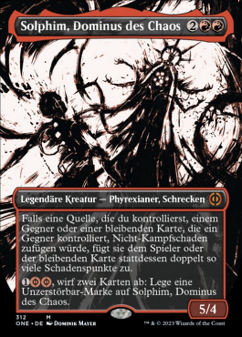 Solphim, Dominus des Chaos (V.1) XONE-312 Mythic Near Mint Deutsch