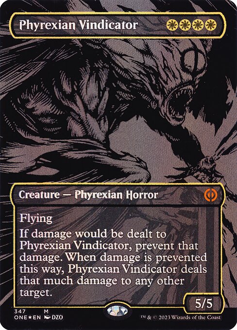Phyrexianische Verfechterin (V.2) XONE-347 Mythic Near Mint Englisch Foil