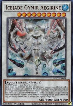 Eisjade-Gymir Aegirine PHHY-038 Ultra Rare Near Mint Deutsch 1. Auflage