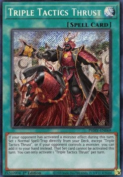 Triple Tactics Thrust PHHY-069 Secret Rare Near Mint Englisch 1. Auflage