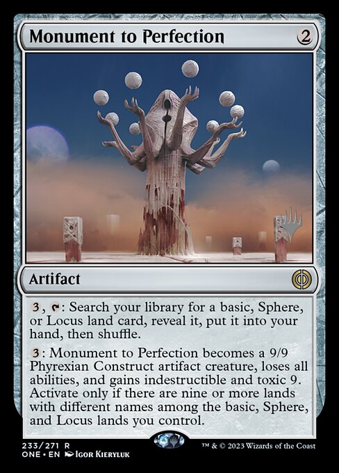 Monument to Perfection PONE-233 Rare Near Mint Englisch Foil