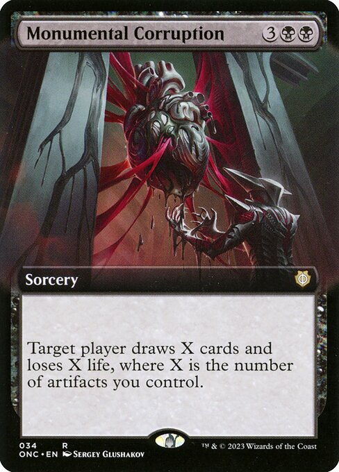 Monumental Corruption XONC-34 Rare Excellent Englisch