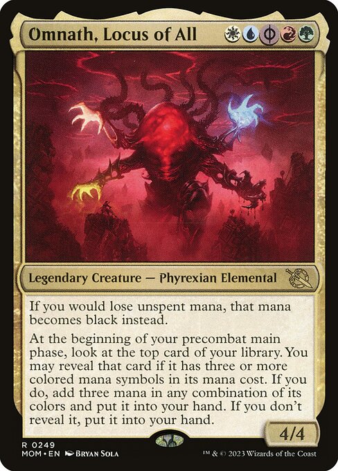 Omnath, Locus of All MOM-249 Rare Excellent Englisch