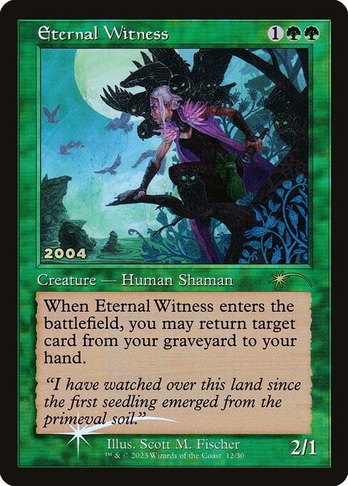Eternal Witness 30C-2004 Rare Near Mint Englisch Foil