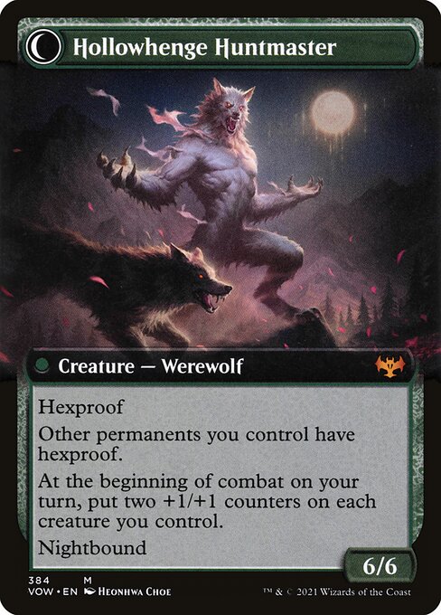 Avabruck Caretaker // Hollowhenge Huntmaster - Back Face