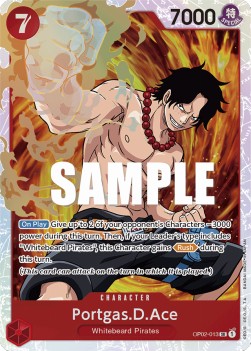 Portgas.D.Ace (OP02-013) (V.1) OP02 Super Rare Excellent Englisch