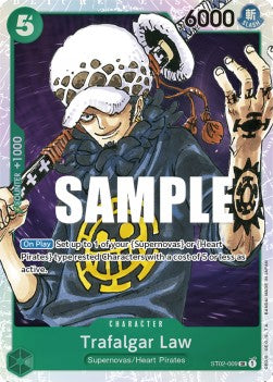 Trafalgar Law (ST02-009) R Super Rare Excellent Englisch