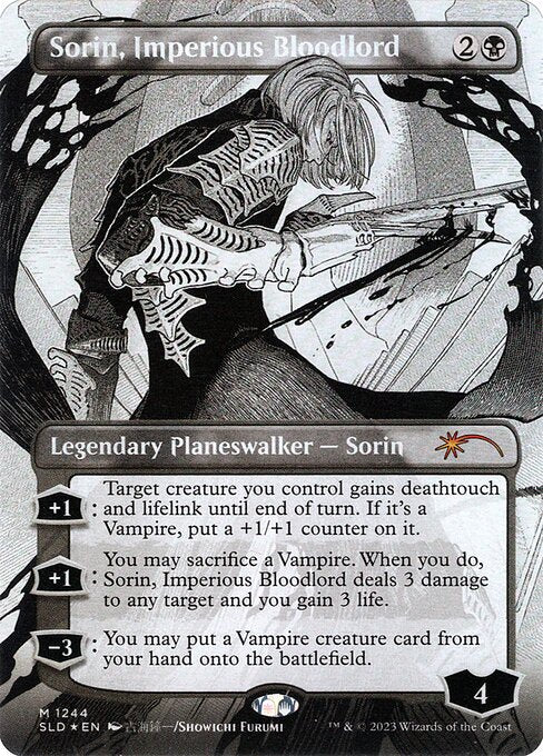 Sorin, gebieterischer Blutfürst SLDWPNM-1244 Mythic Near Mint Englisch Foil