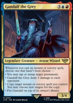 Gandalf the Grey LTR-207 Rare Near Mint Englisch
