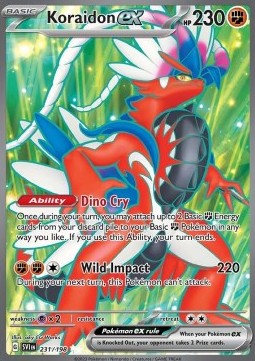 Koraidon ex SVI-231 Ultra Rare Near Mint Deutsch