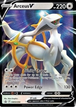 Arceus V SWSH-306 Promo Near Mint Deutsch