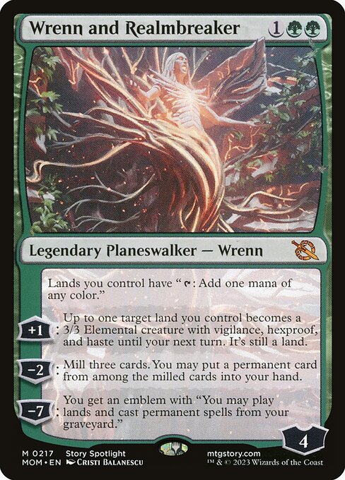 Wrenn and Realmbreaker MOM-217 Mythic Near Mint Englisch
