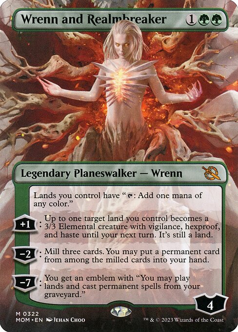 Wrenn und Weltenbrecher XMOM-322 Mythic Excellent Englisch Foil
