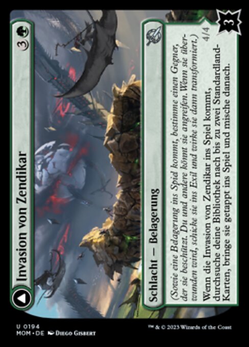 Invasion of Zendikar // Awakened Skyclave MOM-194 Uncommon Near Mint Deutsch