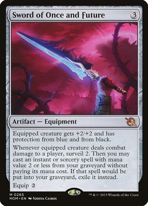 Sword of Once and Future MOM-265 Mythic Excellent Englisch Foil