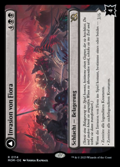 Invasion of Fiora // Marchesa, Resolute Monarch MOM-114 Rare Near Mint Deutsch