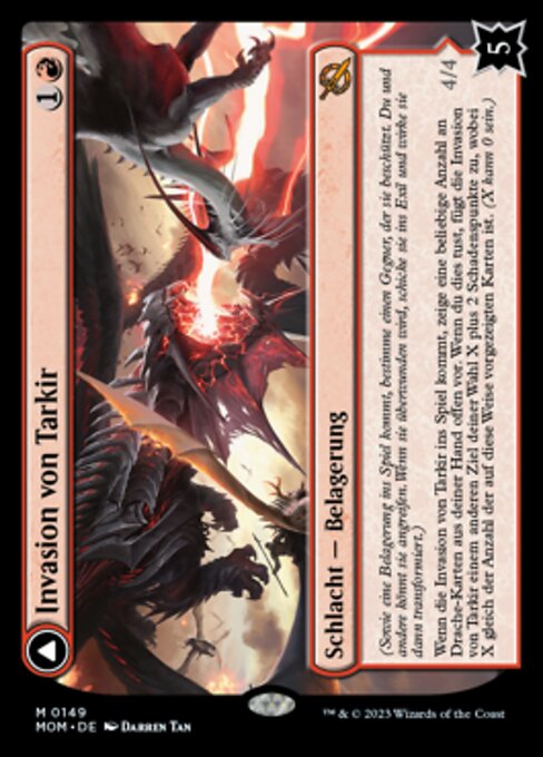 Invasion of Tarkir // Defiant Thundermaw MOM-149 Mythic Near Mint Deutsch