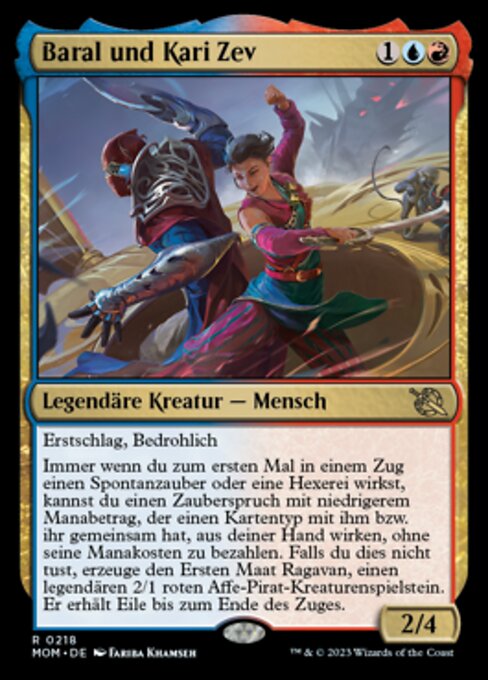 Baral und Kari Zev MOM-218 Rare Near Mint Deutsch
