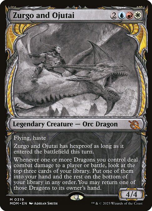 Zurgo and Ojutai XMOM-319 Mythic Near Mint Englisch Foil
