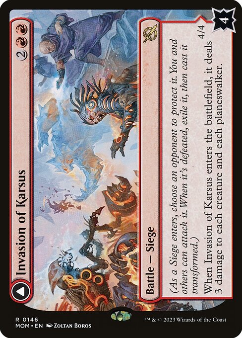 Invasion of Karsus // Refraction Elemental MOM-146 Rare Near Mint Englisch