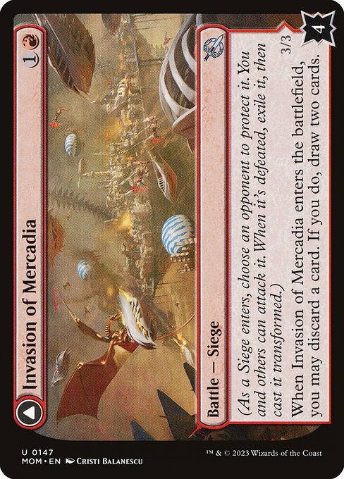 Invasion of Mercadia // Kyren Flamewright MOM-147 Uncommon Near Mint Englisch