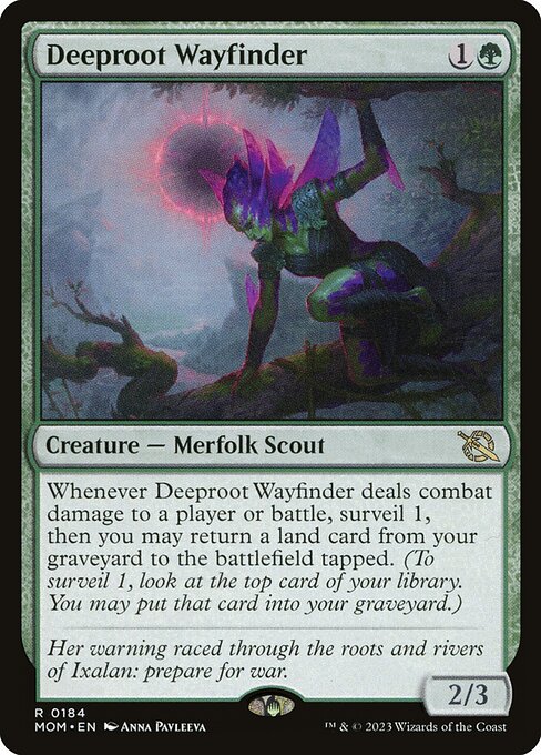 Deeproot Wayfinder MOM-184 Rare Excellent Englisch Foil